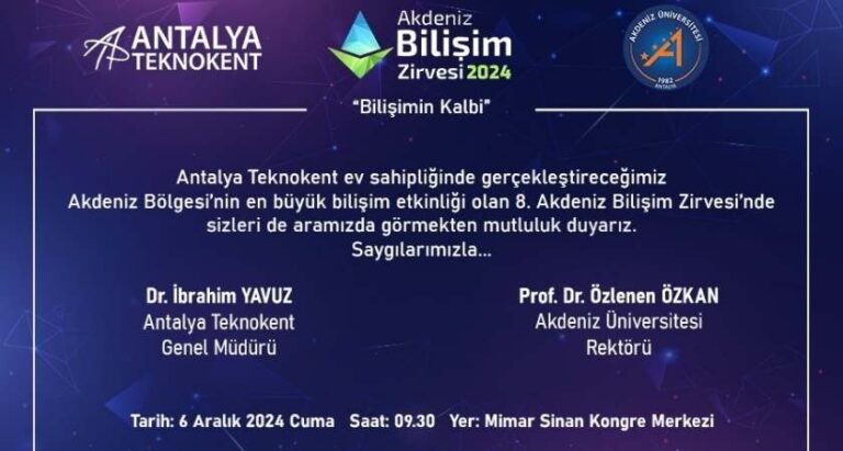 Bilişimin Kalbi Yine Antalya’da Atacak