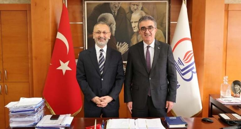 Başkan Mithat Bülent Özmen’den Başkan Hasan Mutlu’ya Ziyaret