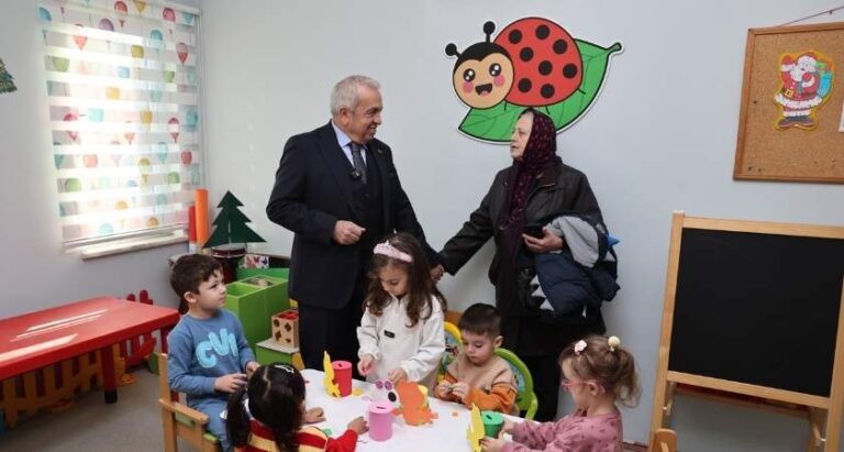 Çalı Kadın ve Çocuk Akademisi’ne Başkan Şadi Özdemir’den Ziyaret