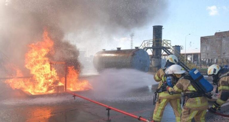 Endüstriyel Yangınlara Müdahalede Artık Daha Deneyimliler