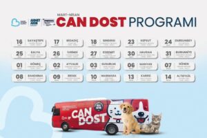 Balıkesir’de Can Dost Mobil Aracı, Mart-Nisan Döneminde 20 İlçede Sokak Hayvanlarına Destek Sunuyor